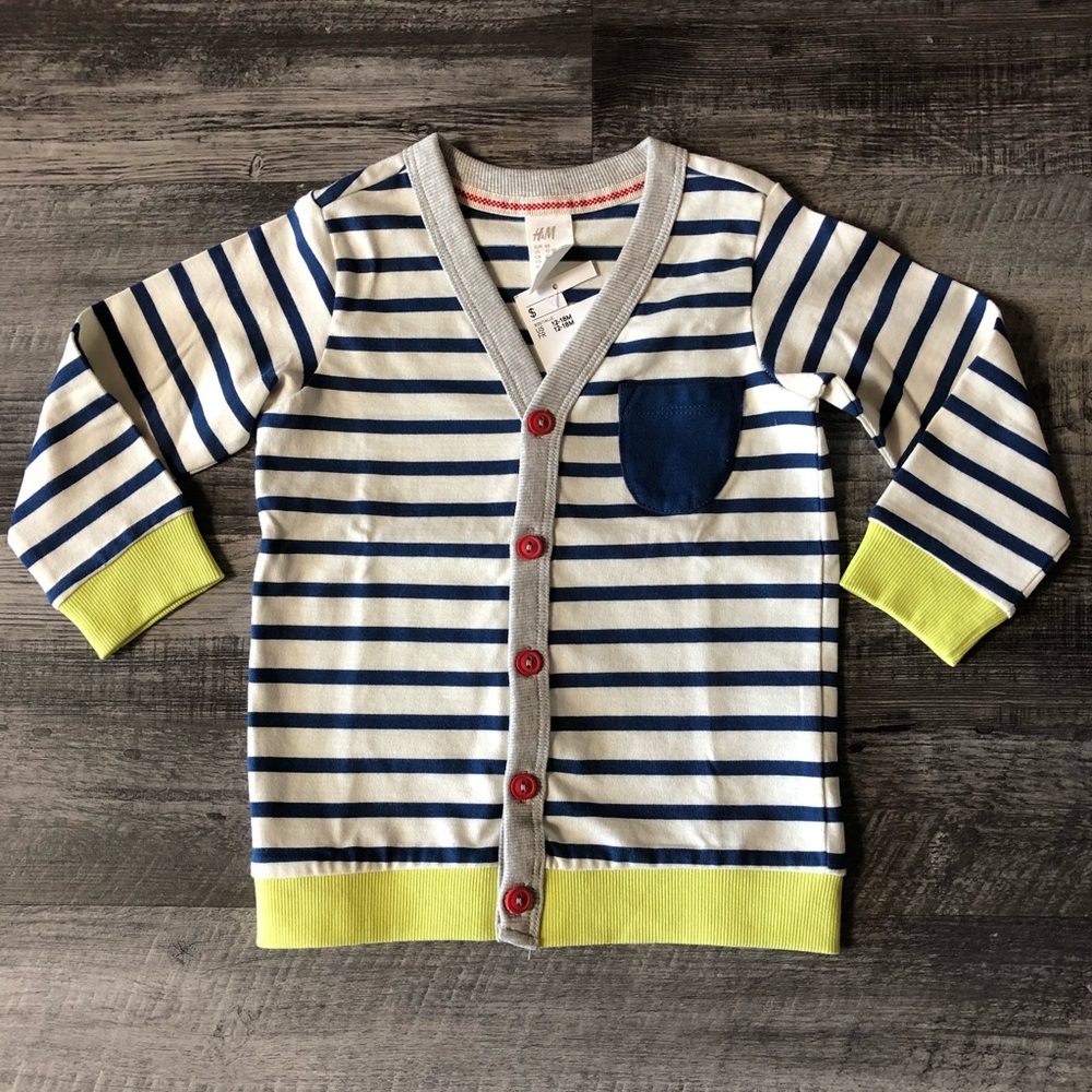H&M Striped Cardigan